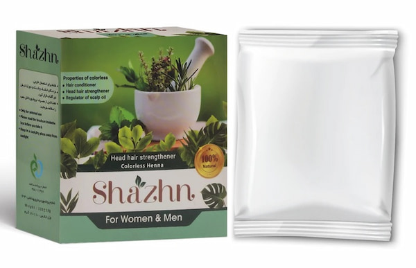 حنای بی رنگ شاژن اصل با کیفیت بالا و بوی طبیعی